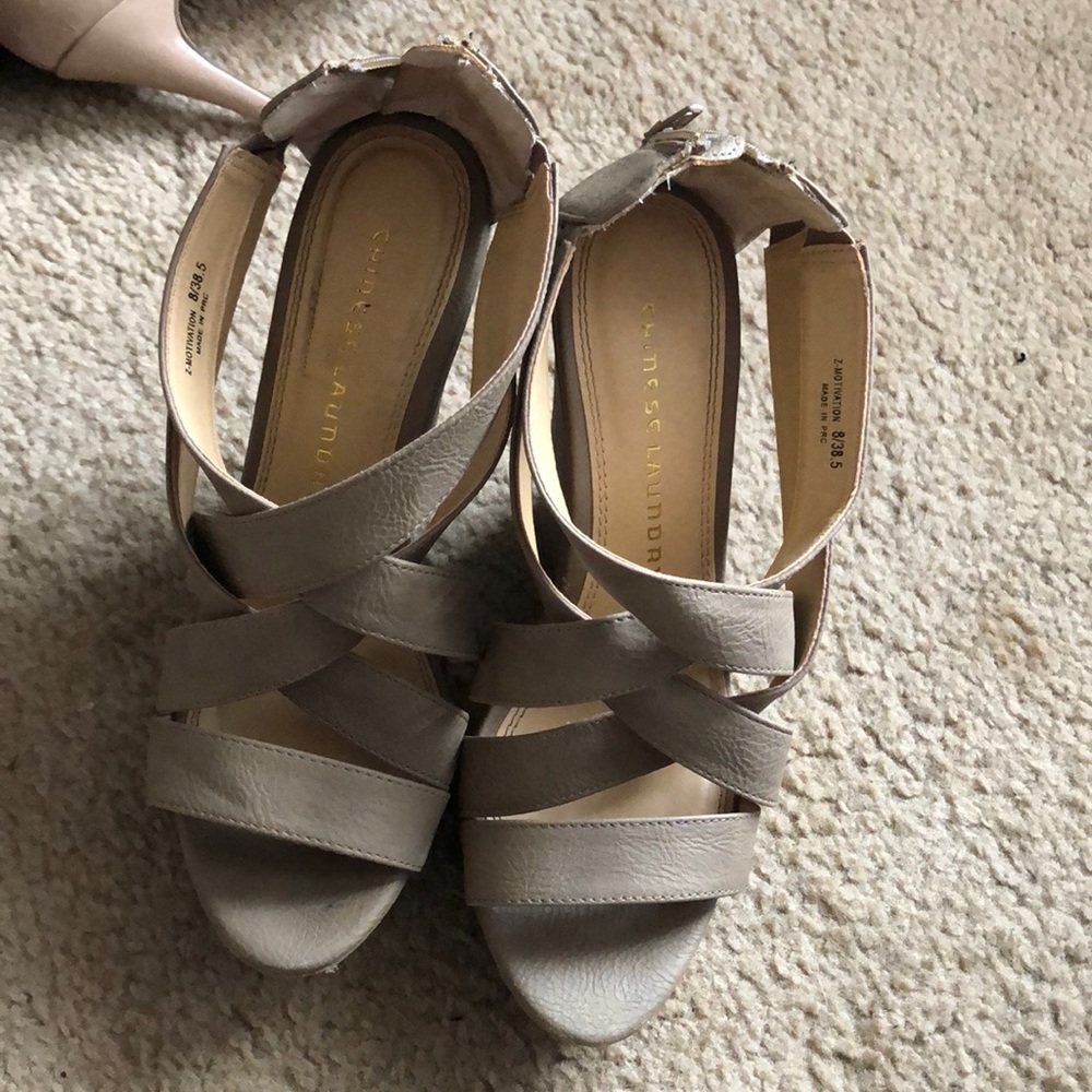 Chinese laundry wedges
